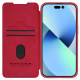 Nillkin Qin Leather Case iPhone 15 Plus Red Nillkin Qin Leather Case iPhone 15 Plus Red