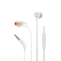 JBL  Wired Earphones T110 (JBLT110WHT)  Jack, In Ear, Pure Bass Sound  White JBL  Wired Earphones T110 (JBLT110WHT)  Jack, In Ear, Pure Bass Sound  White