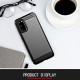 Techsuit Carbon Silicone Samsung Galaxy S20 4G / S20 5G Black Techsuit Carbon Silicone Samsung Galaxy S20 4G / S20 5G Black