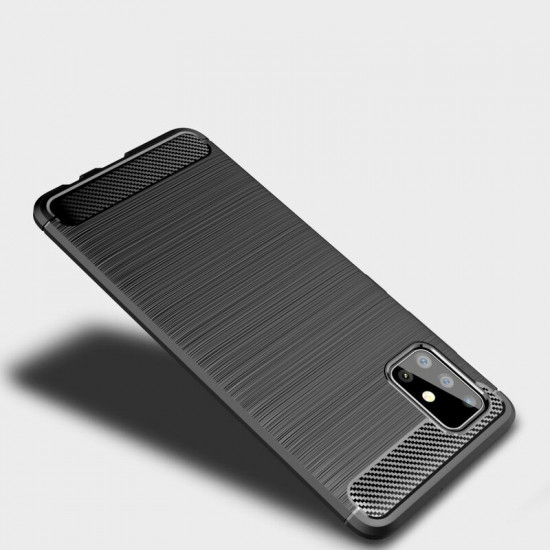 Techsuit Carbon Silicone Samsung Galaxy A51 4G Black Techsuit Carbon Silicone Samsung Galaxy A51 4G Black