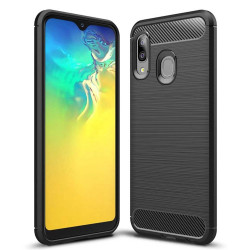 Techsuit  Carbon Silicone  Samsung Galaxy A20e  Black