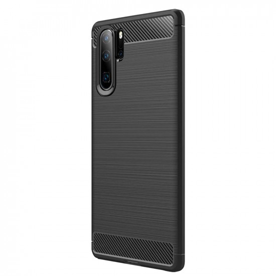 Techsuit  Carbon Silicone  Huawei P30 Pro / P30 Pro New Edition  Black