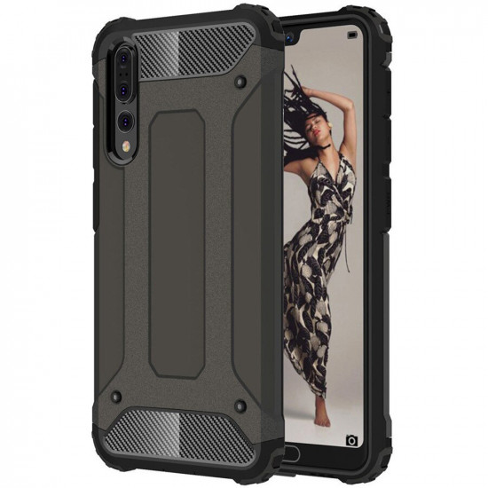 Techsuit Hybrid Armor Huawei P20 Pro Black Techsuit Hybrid Armor Huawei P20 Pro Black