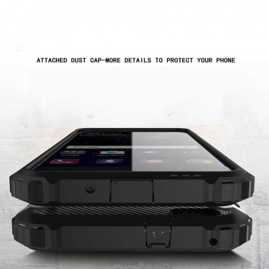 Techsuit Hybrid Armor Huawei P10 Lite Black Techsuit Hybrid Armor Huawei P10 Lite Black
