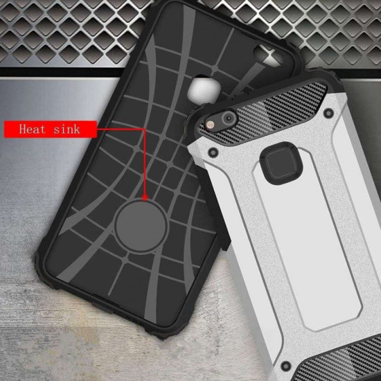 Techsuit Hybrid Armor Huawei P10 Lite Black Techsuit Hybrid Armor Huawei P10 Lite Black