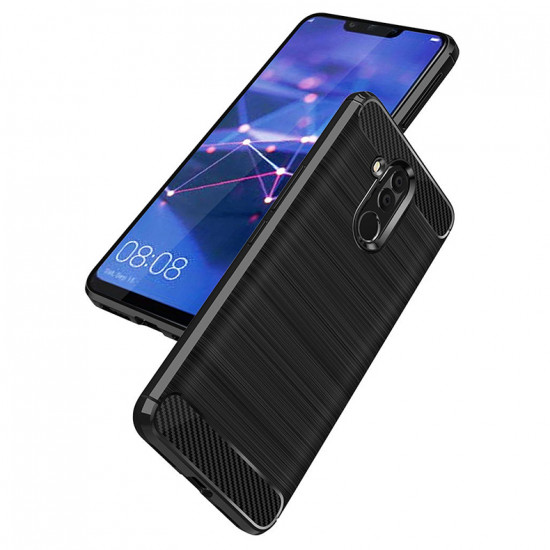 Techsuit  Carbon Silicone  Huawei Mate 20 lite  Black