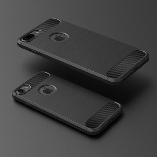 TechSuit  Carbon Silicone  iPhone SE 2, SE 2020 / SE 3, SE 2022  Black