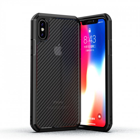 Techsuit  CarbonFuse  iPhone XR  Black