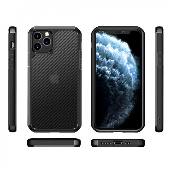 Techsuit  CarbonFuse  iPhone 11 Pro Max  Black