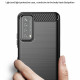 Techsuit  Carbon Silicone  Huawei P Smart 2021  Black