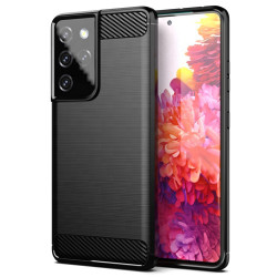 Techsuit  Carbon Silicone  Samsung Galaxy S21 Ultra 5G  Black