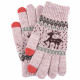 Techsuit  Touchscreen Gloves Raindeer (ST0002)  Wool  Khaki