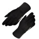 Techsuit  Touchscreen Gloves Suede (ST0009)  PU Leather, Plush Interior  Black