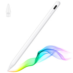 Techsuit  Stylus Pen (JA04)  Active, Aluminum Alloy, for iPad, with Charging Cable  White Techsuit  Stylus Pen (JA04)  Active, Aluminum Alloy, for iPad, with Charging Cable  White