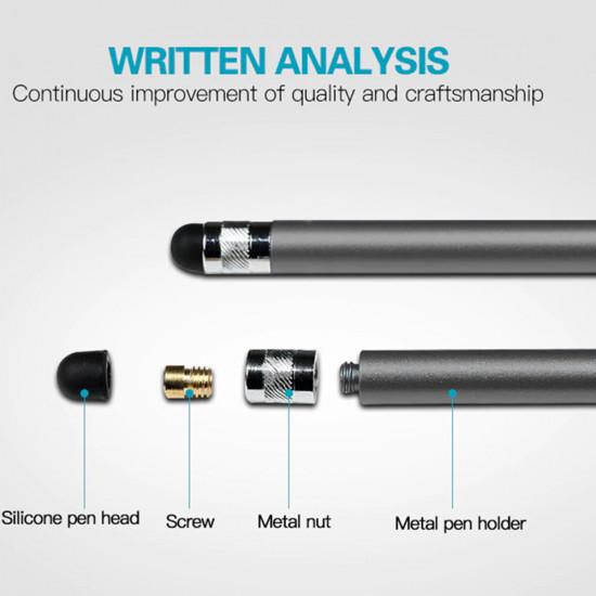 Techsuit  Stylus Pen (JC01)  Aluminum Alloy, Android, iOS, Microsoft  Navy Blue