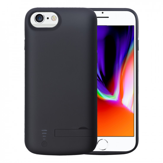 Techsuit  Power Pro Battery Case  iPhone 6 / 6s / 7 / 8 / SE 2, SE 2020 / SE 3, SE 2022  5500mAh  Black