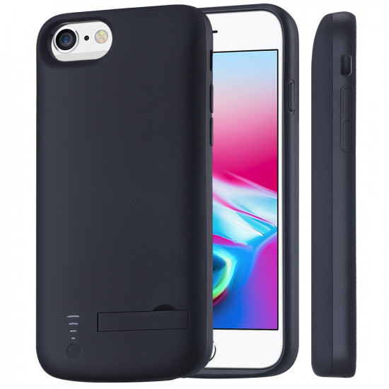 Techsuit  Power Pro Battery Case  iPhone 6 / 6s / 7 / 8 / SE 2, SE 2020 / SE 3, SE 2022  5500mAh  Black