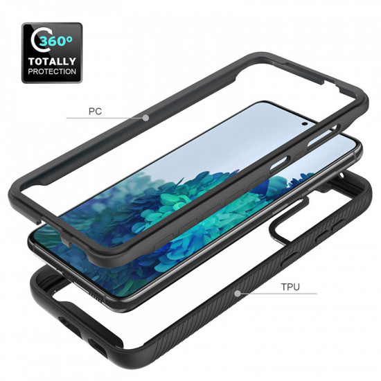 Techsuit  Defense360 Pro + Screen Protector  Samsung Galaxy S22 Plus  Black