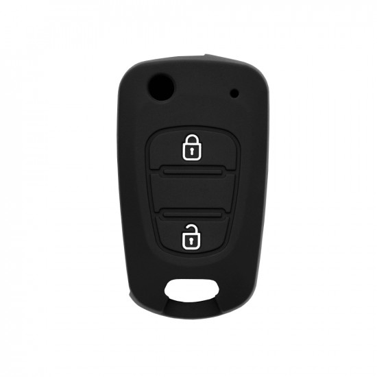 Techsuit  Car Key Case (2003.04)  Hyundai Elantra/Kia Picanto  Black