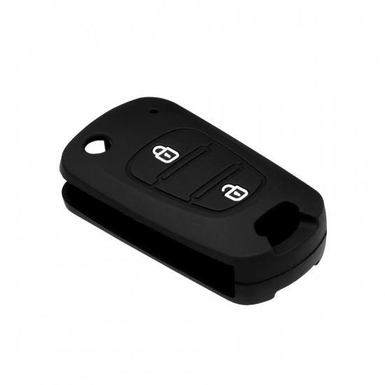 Techsuit  Car Key Case (2003.04)  Hyundai Elantra/Kia Picanto  Black