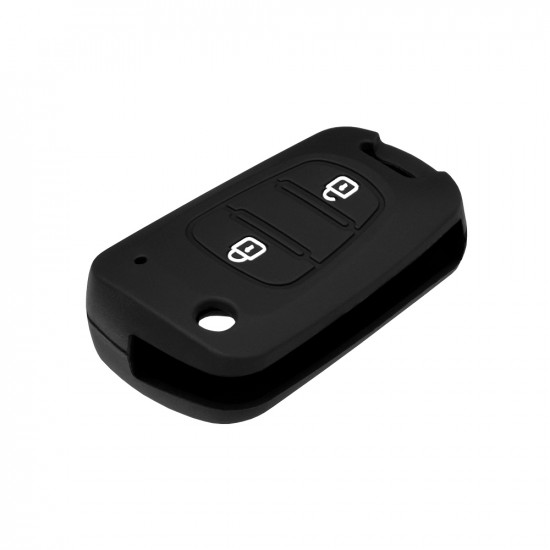 Techsuit  Car Key Case (2003.04)  Hyundai Elantra/Kia Picanto  Black