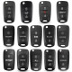 Techsuit  Car Key Case (2003.04)  Hyundai Elantra/Kia Picanto  Black
