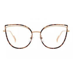 Techsuit  Anti Blue Light Glasses Reflex Metal (F95597 C13)  Butterfly  Leopard