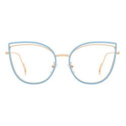 Techsuit  Anti Blue Light Glasses Reflex Metal (F95597 C3)  Butterfly  Blue