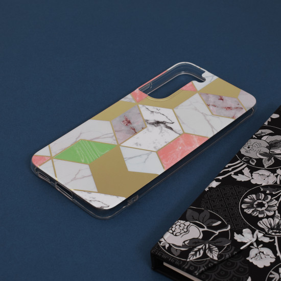 Techsuit Marble Series Samsung Galaxy S22 Plus Purple Hex Techsuit Marble Series Samsung Galaxy S22 Plus Purple Hex