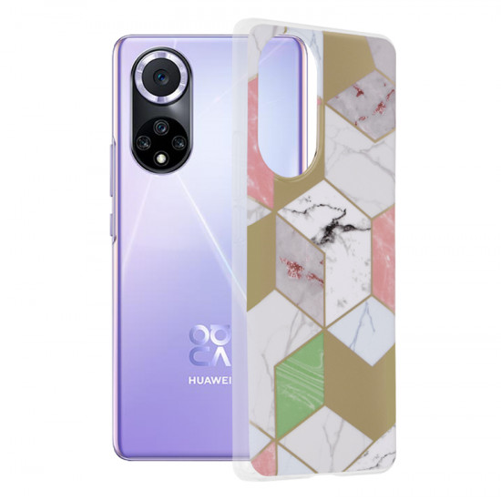 Techsuit  Marble Series  Huawei nova 9 / Honor 50  Purple Hex