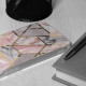 Techsuit Marble Series iPhone 13 Pro Max Pink Hex Techsuit Marble Series iPhone 13 Pro Max Pink Hex