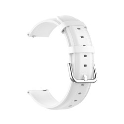 Techsuit  Watchband 22mm (W007PU)  Samsung Galaxy Watch (46mm)/Watch 3/Gear S3, Huawei Watch GT/GT 2/GT 3 (46mm)  White
