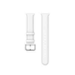 Techsuit  Watchband 22mm (W007PU)  Samsung Galaxy Watch (46mm)/Watch 3/Gear S3, Huawei Watch GT/GT 2/GT 3 (46mm)  White