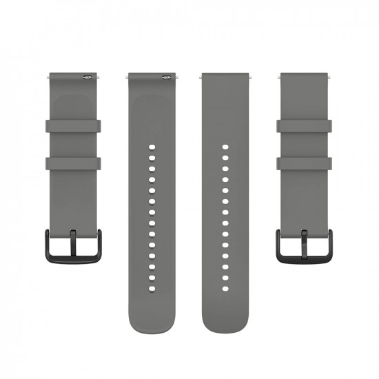 Techsuit  Watchband 20mm (W001)  Samsung Galaxy Watch 4/5/Active 2, Huawei Watch GT 3 (42mm)/GT 3 Pro (43mm)  Gray