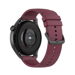 Techsuit  Watchband 20mm (W001)  Samsung Galaxy Watch 4/5/Active 2, Huawei Watch GT 3 (42mm)/GT 3 Pro (43mm)  Dark Red Techsuit  Watchband 20mm (W001)  Samsung Galaxy Watch 4/5/Active 2, Huawei Watch GT 3 (42mm)/GT 3 Pro (43mm)  Dark Red