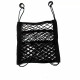 Techsuit  Car Organizer (CO B3)  3 Layer Car Net Barrier with Pockets for Backseats  Black