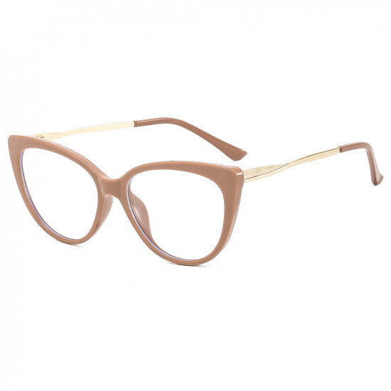 Techsuit Anti Blue Light Glasses Reflex Metal (F5018 C4) Cat Eye Nude Techsuit Anti Blue Light Glasses Reflex Metal (F5018 C4) Cat Eye Nude