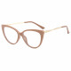 Techsuit Anti Blue Light Glasses Reflex Metal (F5018 C4) Cat Eye Nude Techsuit Anti Blue Light Glasses Reflex Metal (F5018 C4) Cat Eye Nude