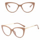 Techsuit Anti Blue Light Glasses Reflex Metal (F5018 C4) Cat Eye Nude Techsuit Anti Blue Light Glasses Reflex Metal (F5018 C4) Cat Eye Nude