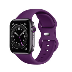 Techsuit  Watchband (W031)  Apple Watch 1/2/3/4/5/6/7/8/9/SE/SE 2/Ultra/Ultra 2 (42/44/45/49mm)  Dark Purple