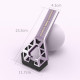 Techsuit  Ice Scraper ADD OBX (CX 002)  ABS, Polypropylene, Aluminum, 61cm  Purple