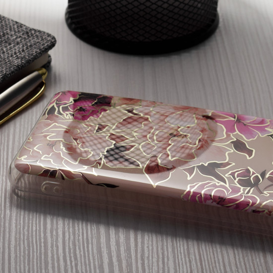 Techsuit Marble Series iPhone 14 Plus Mary Berry Nude Techsuit Marble Series iPhone 14 Plus Mary Berry Nude