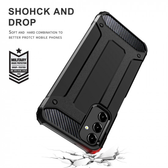 Techsuit  Hybrid Armor  Samsung Galaxy A34 5G  Black