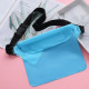 Techsuit  Waterproof Pouch  Universal Silicone Big Bag for Accessories  Blue