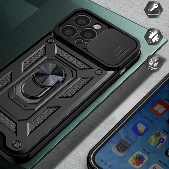 Techsuit  CamShield Series  iPhone 14 Pro Max  Black