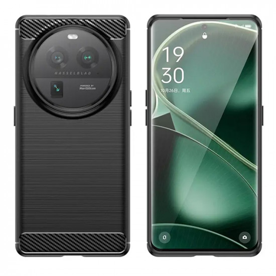 Techsuit  Carbon Silicone  Oppo Find X6  Black