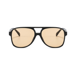 Techsuit  Sunglasses Polarised PC (98061)  UV Protection  Black / Light Tea