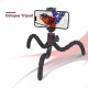 Techsuit Octopus Tripod (JX 004) for Phone and GoPro Action Camera, Portable, Flexible Black Techsuit Octopus Tripod (JX 004) for Phone and GoPro Action Camera, Portable, Flexible Black