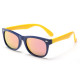 Techsuit  Sunglasses Polarised (D802)  for Kids, UV Protection  Yellow / Dark Blue