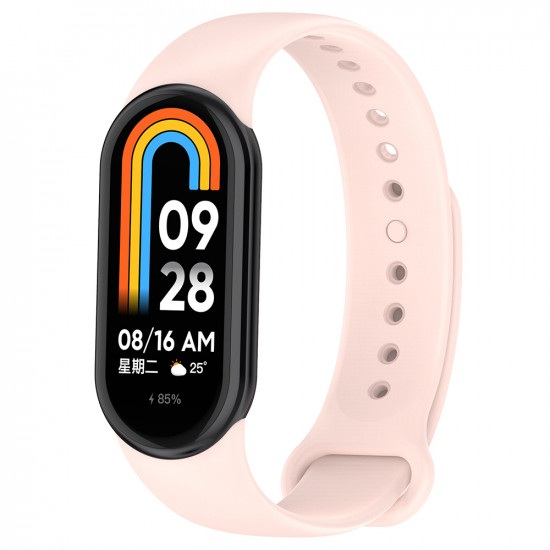 Techsuit  Watchband (W014)  Xiaomi Mi Band 8 / 8 NFC  Pink